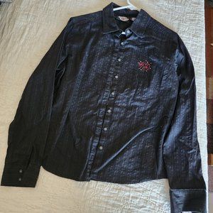 Harley Davidson Black Button up shirt